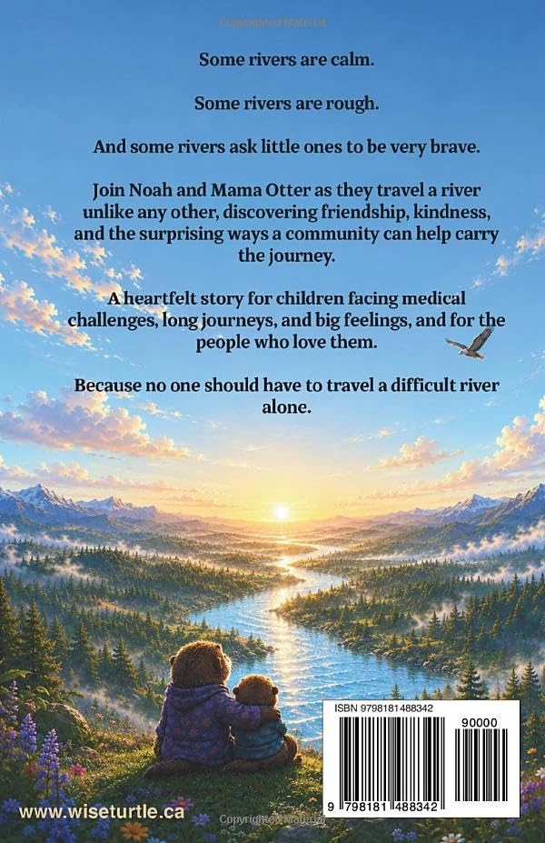 Back cover of Noah the Little Otter: And the River That Wouldn’t Stop Flowing