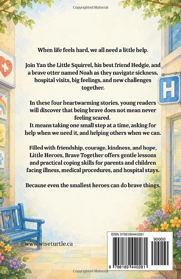 Back cover of Yan the Little Squirrel: Little Heroes, Brave Together