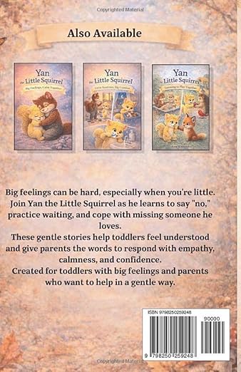 Back cover of Yan The Little Squirrel: Big Feelings, Little Choices