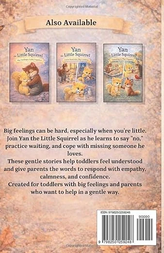 Back cover of Yan The Little Squirrel: Big Feelings, Little Choices